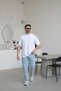 Men's Oversize Modal Fabric Non-Fading Vibrant Color Silky Textured T-Shirt