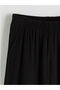 M1 Season Black Wide Leg Women's Trousers with Elastic Waist - 2