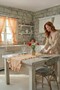 مفرش طاولة بنمط ريفي مزخرف 40×150 سم - 3