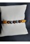 Oval Bamboo Wood Bracelet 6 mm Brown Unisex