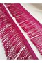 Purple Color Fringed Ruffled Tassel Ribbon 9cm