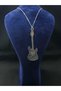 Electric Guitar Model Steel Necklace New Noise Written Rock Style Music Musician Theme Guitar Steel Necklace - 8