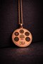 Men's and Women's Copper Necklace with 8 Protective Prayers: Ayetel Kürsi, Seal of Solomon, Kitmir Prayer, Copper Chain - 4