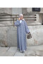 Buttoned Robe with Detailed Embellishments and Slits - 2