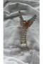 Stone Angel Wing Clasp with Pearl Pendant - Pearl Dangle Series - 6