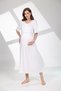 Blue Piping Maternity Nightgown and Dressing Gown Set - Hospital Discharge Set for Pregnant Women with Easy Breastfeeding Feature - 7