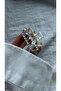 Holographic Crystal Stone Clasp - Glittering Square Clasp