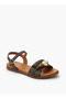 Stone Embellished Ankle Strap Sandal - 2