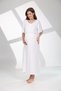 Blue Piping Maternity Nightgown and Dressing Gown Set - Hospital Discharge Set for Pregnant Women with Easy Breastfeeding Feature - 5