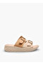 Women Buckled Strap Comfort Sandals - 3