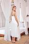 Satin Nightgown with Ruffles on the Chest and Back - Ssssss4979-5223 - 4