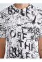 Nevavm Oval Collar Printed Combed Cotton Men's T-Shirt - 5