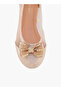 Girls Bow Embellished Ballerina Shoes - 4
