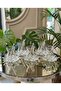 18 Piece Crystal Tea Set Fine Welded Crystal Plate and Spoons Tea Set for 6 People - 2
