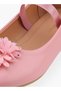 Girls Floral Applique Ballerina Shoes - 6
