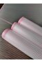 Transparent Pink Striped Pink Edged Bouquet Wrapping Paper Modern & Minimalist Design 57X57 4 Pieces - 3