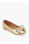 Girls Bow Embellished Ballerina Shoes - 2