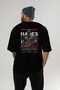 Hades 3 Mythology Back Printed Black Oversize T-Shirt Men Women Cotton Crew Neck Tshirt - 5