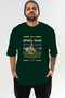 Spartacus 2 Mythology Front Printed Green Oversize T-Shirt Men Women Cotton Crew Neck T-Shirt