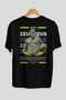 Zeus 1 Mythology Back Printed Black Oversize T-Shirt Men Women Cotton Crew Neck Tshirt