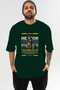 Hector 2 Mythology Front Printed Green Oversize T-Shirt Men Women Cotton Crew Neck Tshirt