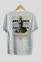 Ares 1 Mythology Back Printed White Oversize T-Shirt Men Women Cotton Crew Neck Tshirt