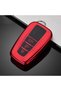 Toyota Compatible Corolla, Rav4, Land, Cruiser, C-Hr, Glossy Tpu Key Case Cover (Red)