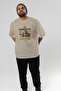 Akhilleus 1 Mythology Front Printed Beige Oversize T-Shirt Men Women Cotton Crew Neck Tshirt - 7