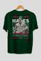 Hades 2 Mythology Back Printed Green Oversize T-Shirt Men Women Cotton Crew Neck Tshirt