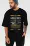 Ares 1 Mythology Front Printed Black Oversize T-Shirt Men Women Cotton Crew Neck Tshirt - 7