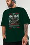 Hades 3 Mythology Front Printed Green Oversized T-Shirt Men Women Cotton Crew Neck Tshirt - 3