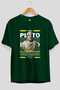 Plato 2 Mythology Front Printed Green Oversize T-Shirt Men Women Cotton Crew Neck Tshirt