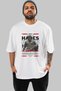 Hades 3 Mythology Front Printed White Oversize T-Shirt Men Women Cotton Crew Neck Tshirt