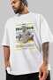 Zeus 1 Mythology Front Printed White Oversize T-Shirt Men Women Cotton Crew Neck Tshirt - 3