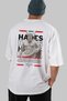 Hades 2 Mythology Back Printed White Oversize T-Shirt Men Women Cotton Crew Neck T-Shirt - 6