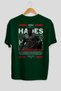 Hades 1 Mythology Back Printed Green Oversize T-Shirt Men Women Cotton Crew Neck Tshirt