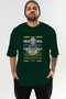 Hera 1 Mythology Front Printed Green Oversize T-Shirt Men Women Cotton Crew Neck Tshirt