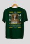 Medusa 1 Mythology Back Printed Green Oversize T-Shirt Men Women Cotton Crew Neck Tshirt