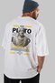 Plato 2 Mythology Back Printed White Oversize T-Shirt Men Women Cotton Crew Neck Tshirt - 7
