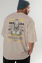 Hera 1 Mythology Back Printed Beige Oversize T-Shirt Men Women Cotton Crew Neck T-Shirt - 7