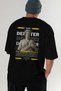 Demeter 2 Mythology Back Printed Black Oversize T-Shirt Men Women Cotton Crew Neck T-Shirt - 7