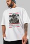 Hades 3 Mythology Front Printed White Oversize T-Shirt Men Women Cotton Crew Neck Tshirt - 3