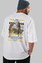 Eros Mythology Back Printed White Oversize T-Shirt Men Women Cotton Crew Neck Tshirt - 7