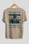 Poseidon 2 Mythology Back Printed Beige Oversize T-Shirt Men Women Cotton Crew Neck Tshirt