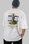 Ares 1 Mythology Back Printed White Oversize T-Shirt Men Women Cotton Crew Neck Tshirt - 6