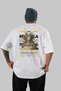 Medusa 1 Mythology Back Printed White Oversize T-Shirt Men Women Cotton Crew Neck T-Shirt - 2