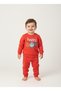 Happy Boy Printed Long Sleeve Sweatshirt Long Tracksuit Cotton Seasonal Baby Boy Set