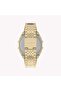 Unisex Gold Tone Stainless Steel Watch, Black Lens | Tw2v74300 - 3