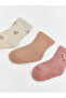 Esvab • Modern & Distinctive Embroidered Baby Girl Socks, 3-Piece Set - 2