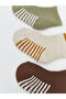 Rmz Gi̇yi̇m Farkiyla Striped Baby Boy Socks 3-Piece Set - 3